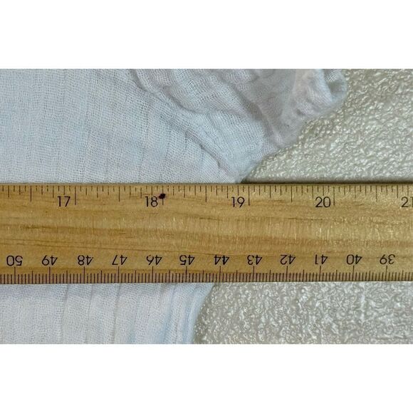 Rip Curl Women's Lightweight Cotton Flowy Premium Surf Cover Up White Dress M - Picture 11 of 11